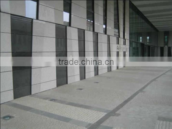Black basalt tile flooring