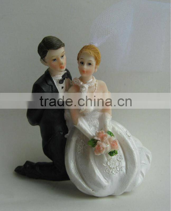2014 custom resin wedding decoration