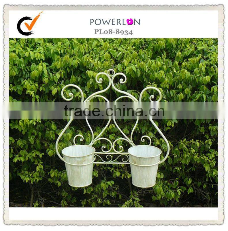 vintage cream white decorative metal wall hook