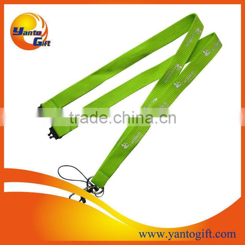 Custom Cheap Polyester Lanyard with Phone Strap
