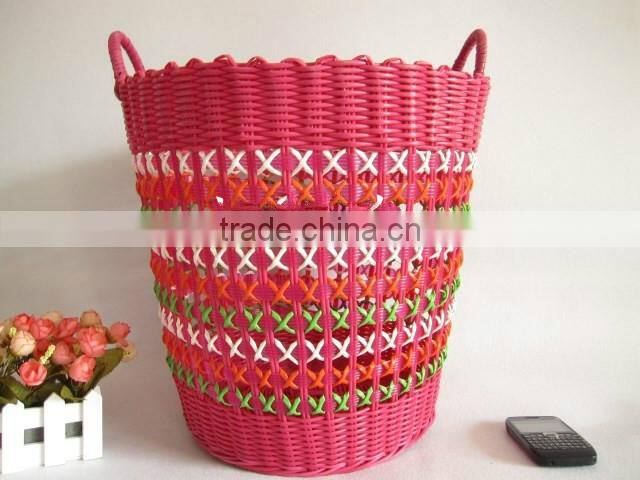 Wholesale plastic baskets with handle
