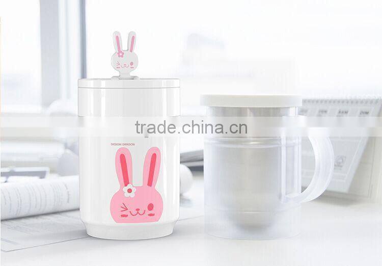 Lovely Air Humidifier Cup Shape Air Refresh Humidifier Cute Rabbit Cup Shape USB Mini Air Humidifier