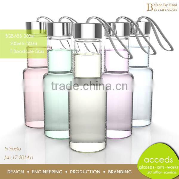 High Quality Holy 330Ml Frosted Soda Water Glass Bottle