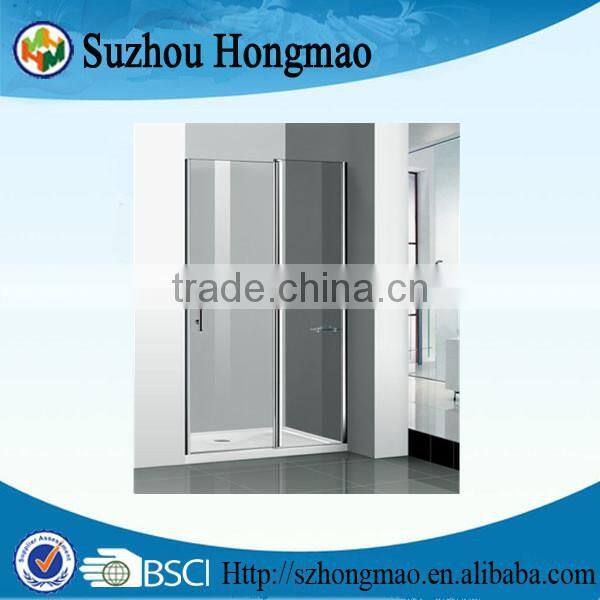 Bathroom 2 sided shower enclosure with tray