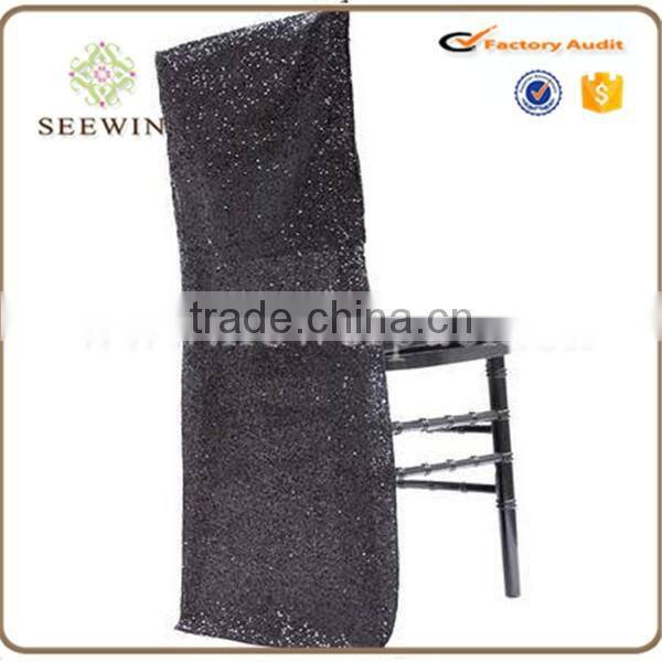 Beautiful Sequin chair cover chair sash for wedding