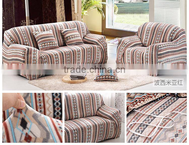 wholesale quality Autumn winter elastc flannel fabric protective sofa cover LQ-SC100