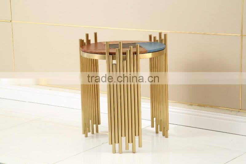 ND065 luxury stainless steel leisur chair modern and comfortable design