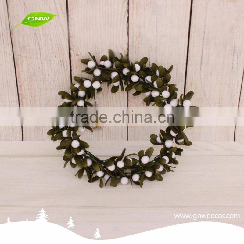 GNW CHWR-1605027 Customized Promotional pine cones christmas wreaths for sale