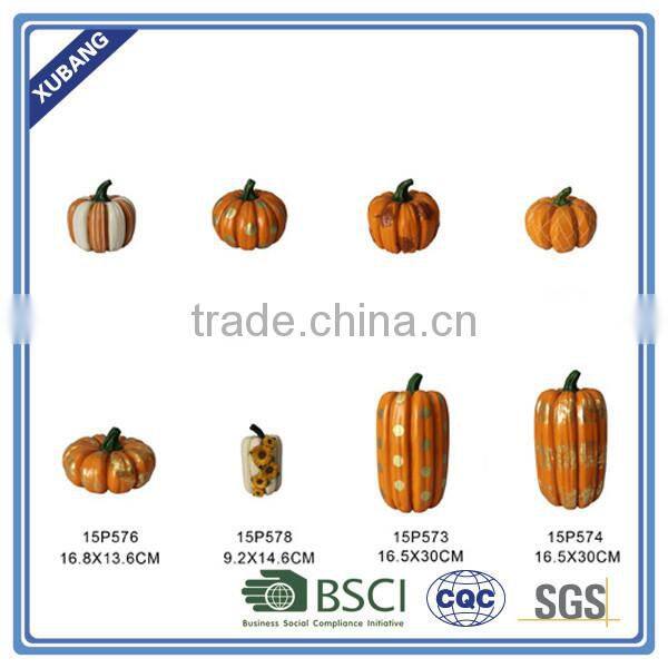 autumn pumpkin with sunflower POLY RESIN TABLE TOP home decor