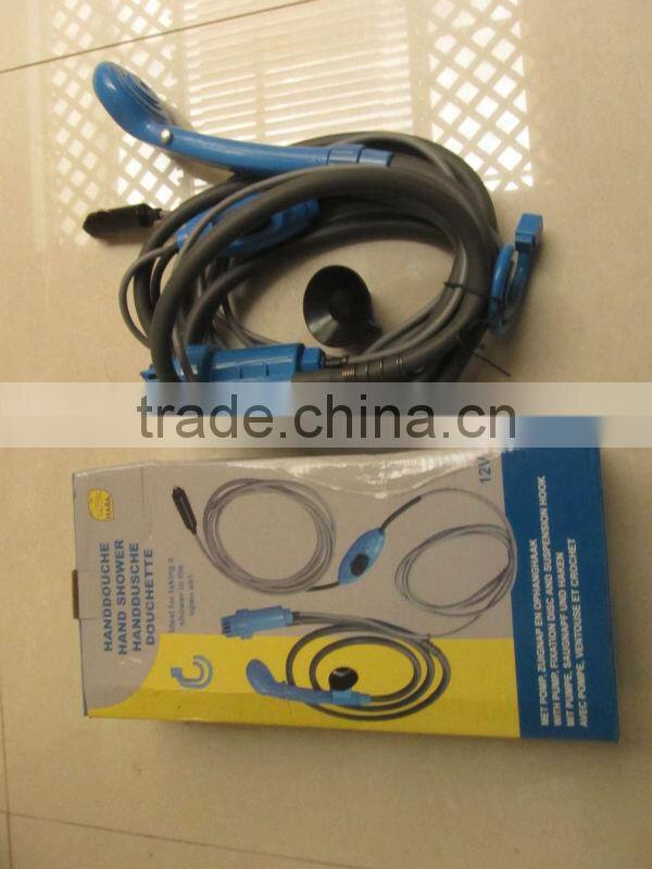 Hotsale Electric Trigger Sprayer Shower Set Outdoor camping shower