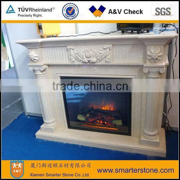 Royal Botticion Marble Stone Mantel