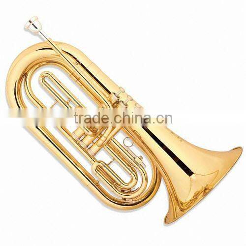 Standard model gold lacquer Eb alto horn