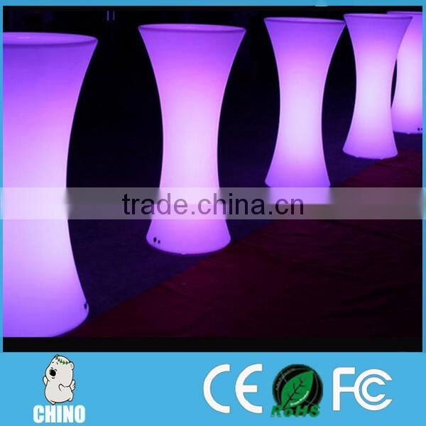 Luminous Remote control 16 color changing LED table furniture