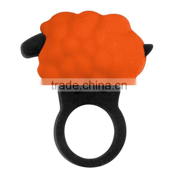 Customized various shape silicone finger ring