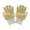 PVC dotted cotton gloves