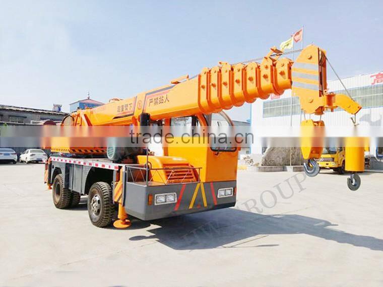 Construction Machinery 8Ton Mini Size Buiding Truck Mounted Crane For Sale