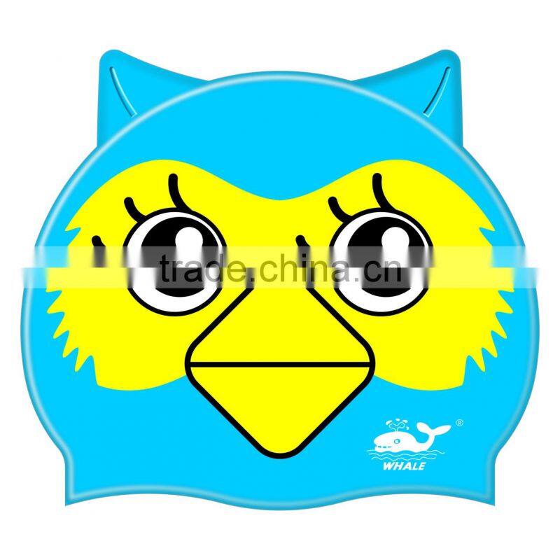 Hot sale silicone kids caps and kids swimming goggle caps and baby swimming hat