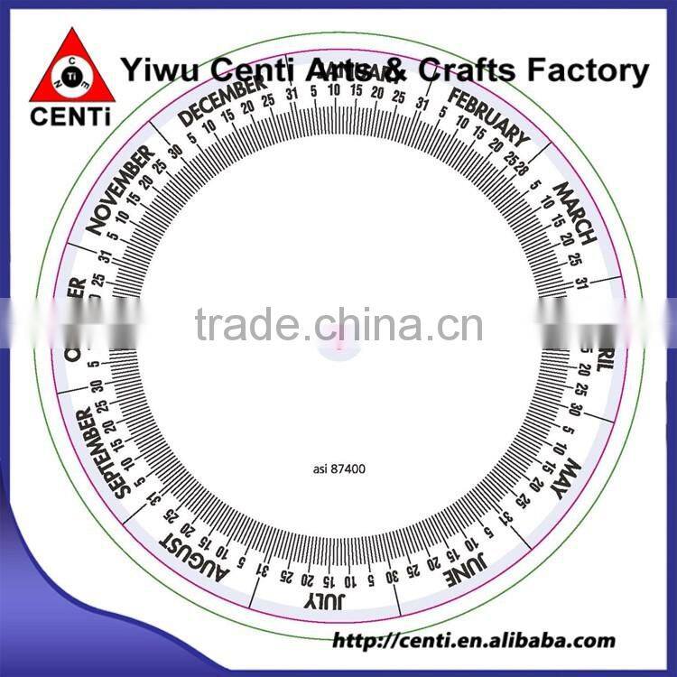 Customized 4 Coulor Printed Birth Date Finder Pregnancy Wheel Calculator