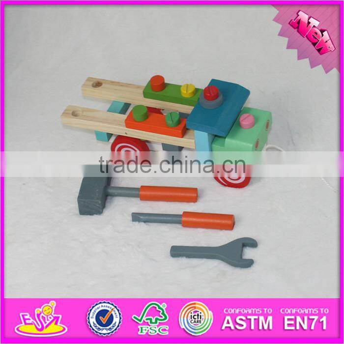 2016 best design educational children wooden toy screws for sale W03C026