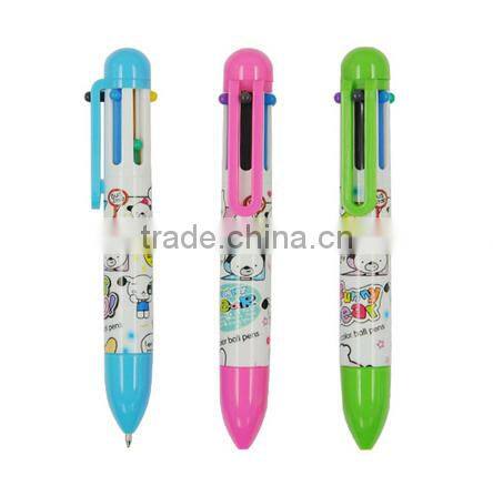 4color/ 5color/6color/ 10color /multi-colour ball point pen with competitive price