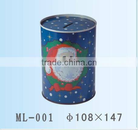 Fashion cartoon shaped metal coin bank for wholesale