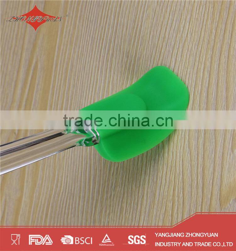 FDA approved silicone spatula with plastic handle