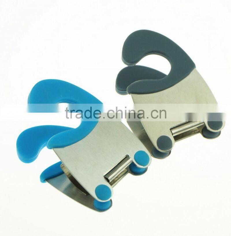 42129 silicone stainless steel pot clips