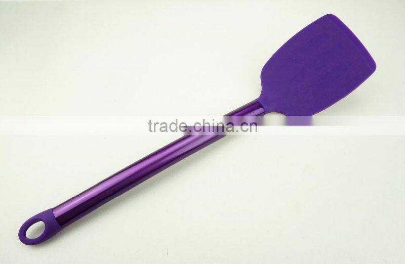 32008 New coated colorful stainless steel tube silicone Kitchen Utensils