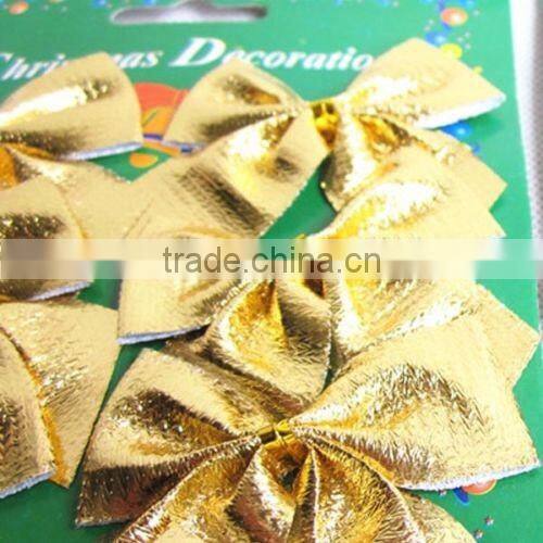 elegant 12pcs Bow Christmas Tree Decoration Xmas Hanging Ornament Bowknot Party Home Decor
