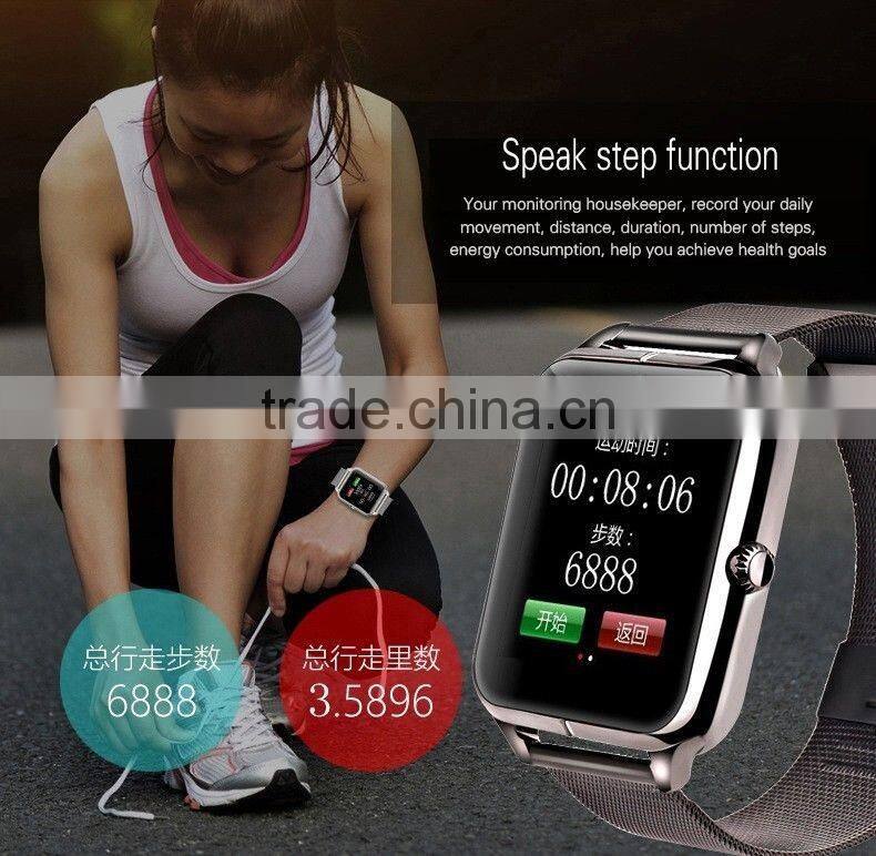 2017 hot OEM factory price waterproof touch screen luxury Bluetooth smart watch