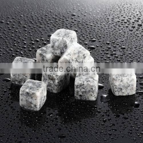 9pcs Whisky Ice Stones Set Drinks Cooler Cubes Beer Rocks Granite