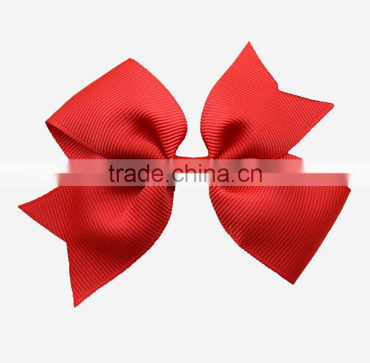 Hot sale beautiful Grosgrain Ribbon kids hair clips bows kids hair clips
