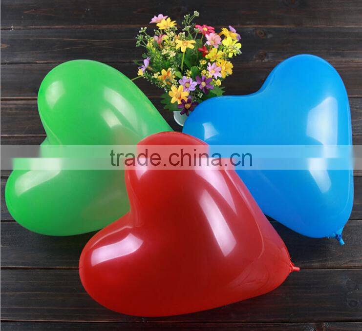 Colorful Latex Balloon Wholesale Wedding Decoration Balloon Heart Shaped Party Balloon
