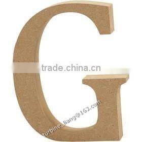 wooden MDF Letter G, alphabet letter