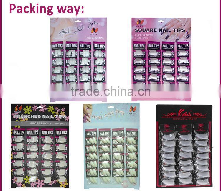 480 Pcs Natural ABS Professional Nail Art Tips