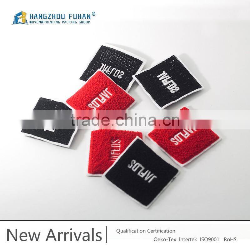 Professionally Custom Towel Embroidery Chenille Patches, Wholesale Towel Embroidery Badge