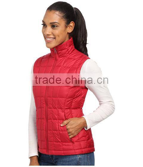 red body warmer vest