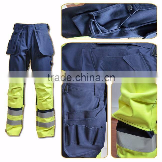 Shinco industrial cotton fr work trousers with knee pads