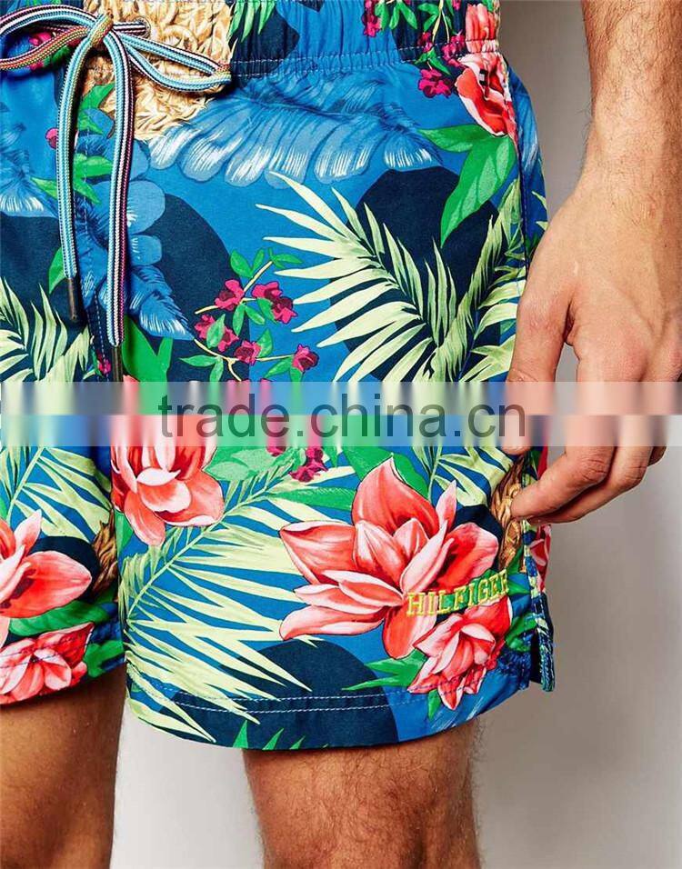 Surf Mens Swimming Trunk Plus Size Swimming Trunks Men's Full Printed Swimming Trunk