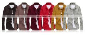 In 2015 the new corduroy shirt cotton corduroy man's shirt fashion long-sleeved shirt corduroy free shipping