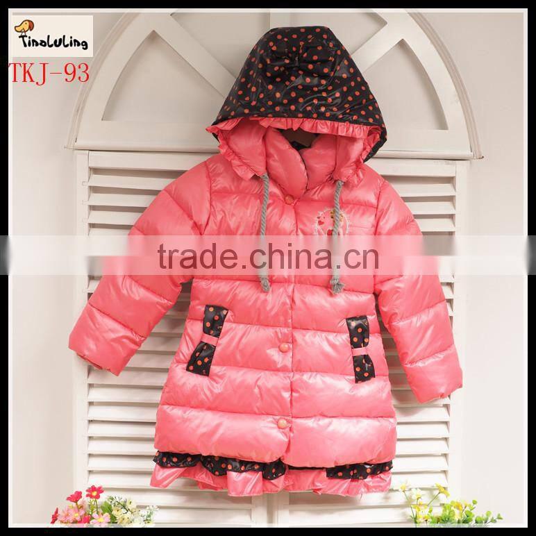 children winter coat fleece hoodies winter coat 2015 OEM