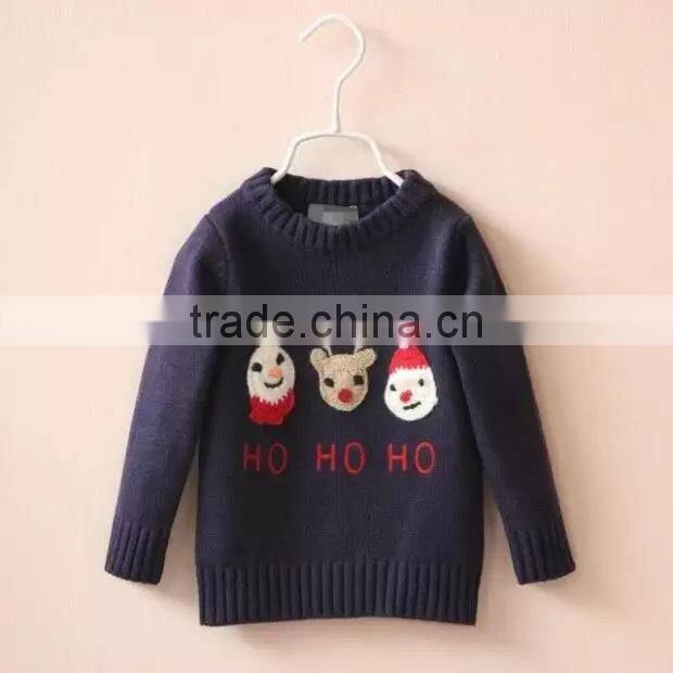 Christmas stylish jumper for little kids custom cashmere sweaters