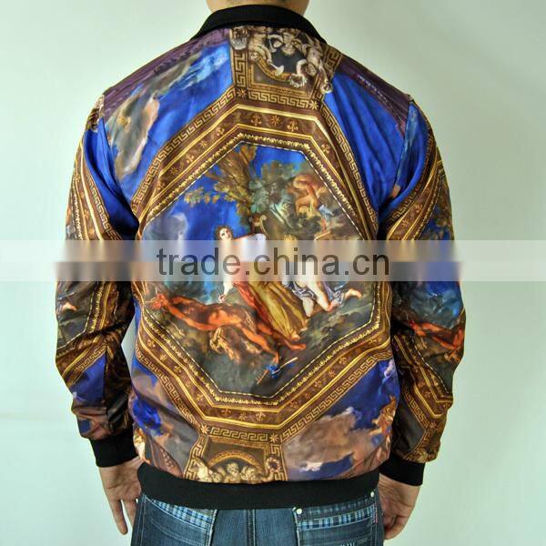 Wholesale price full body sublimation zip up jacket