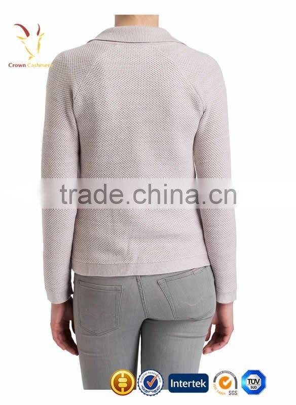 Knitting Merino Cashmere Cardigan Coat