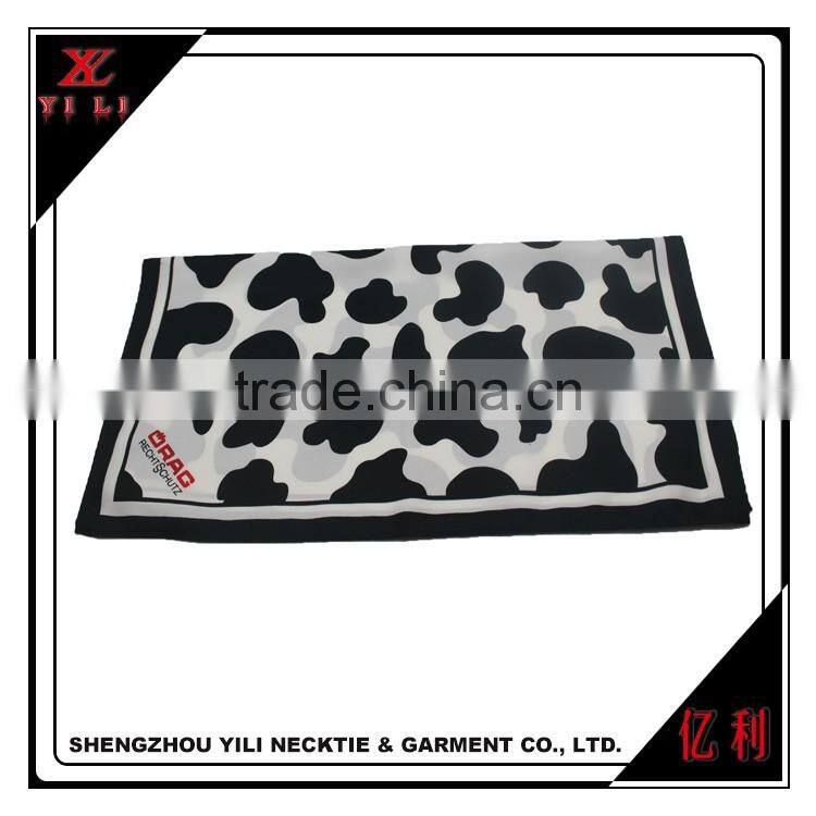 The milk cow pattern cute printing polyester scarf