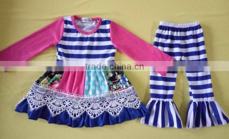 Hot selling boutique kid clothes for autumn casual child clothes wholesale 2016 spring baby clothing