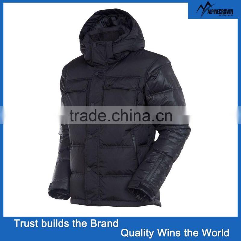 Custom european new style men down jacket for winters