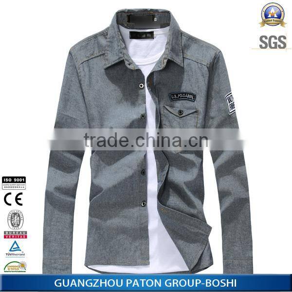 Denim Winter Casual Long Sleeve Jacket Mens Denim jacket