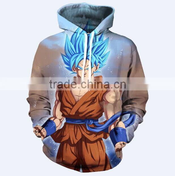 2017 Fashion-Plus Men's Hoodies Long Sleeve Printed 3D Contemplative Man Galaxy Sweatshirt M-6XL plus size