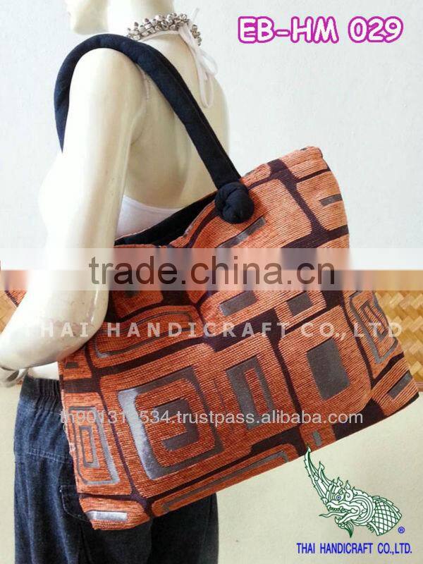 Thai Velvet fabrics tote bag
